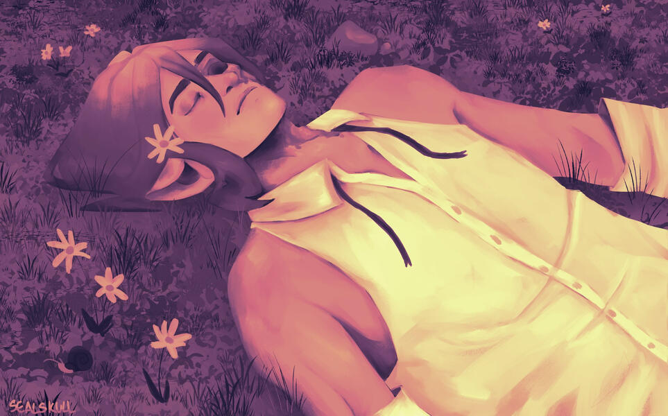 rendered halfbody (oc belongs to unlicenseddoctor)